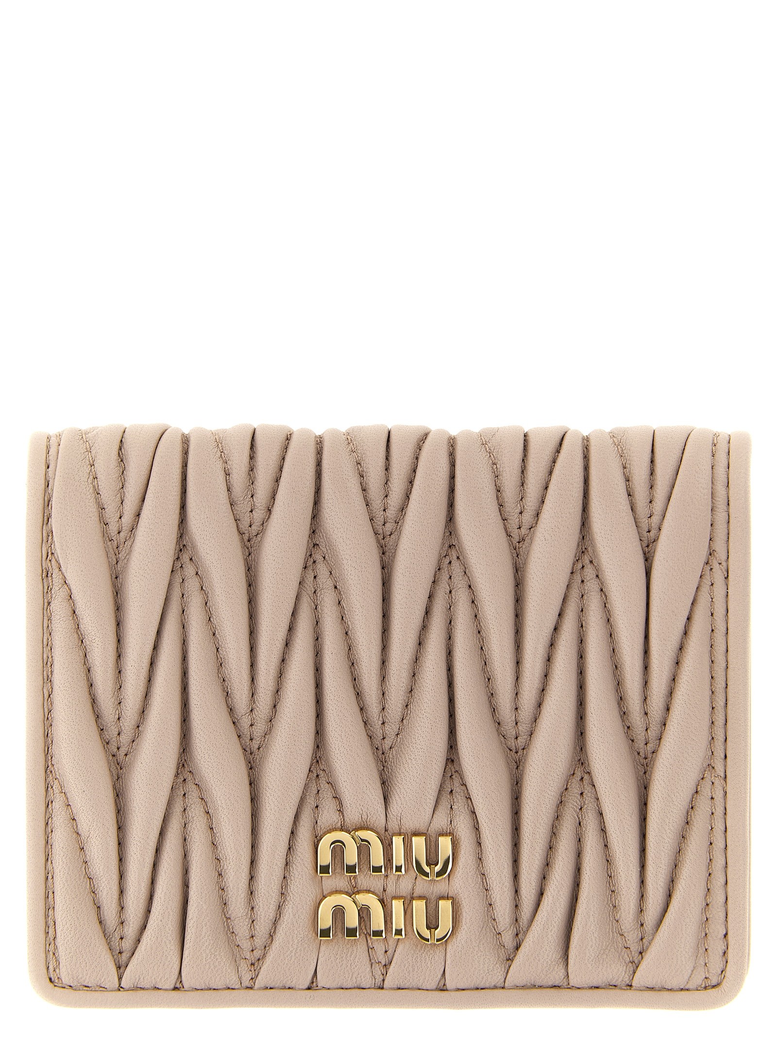 Miu Miu Small Matelassé Nappa Wallet