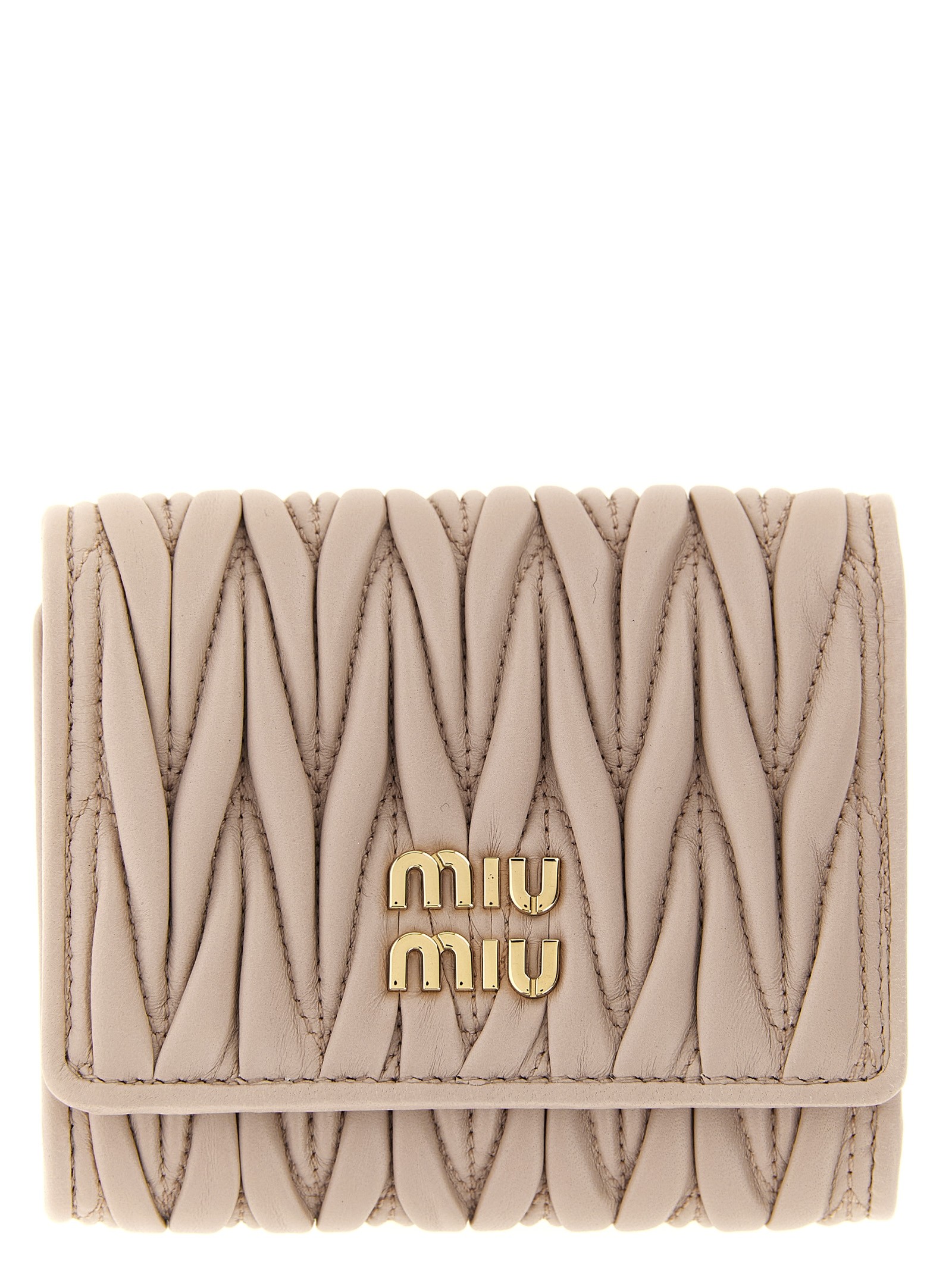 Miu Miu Small Matelassé Nappa Wallet