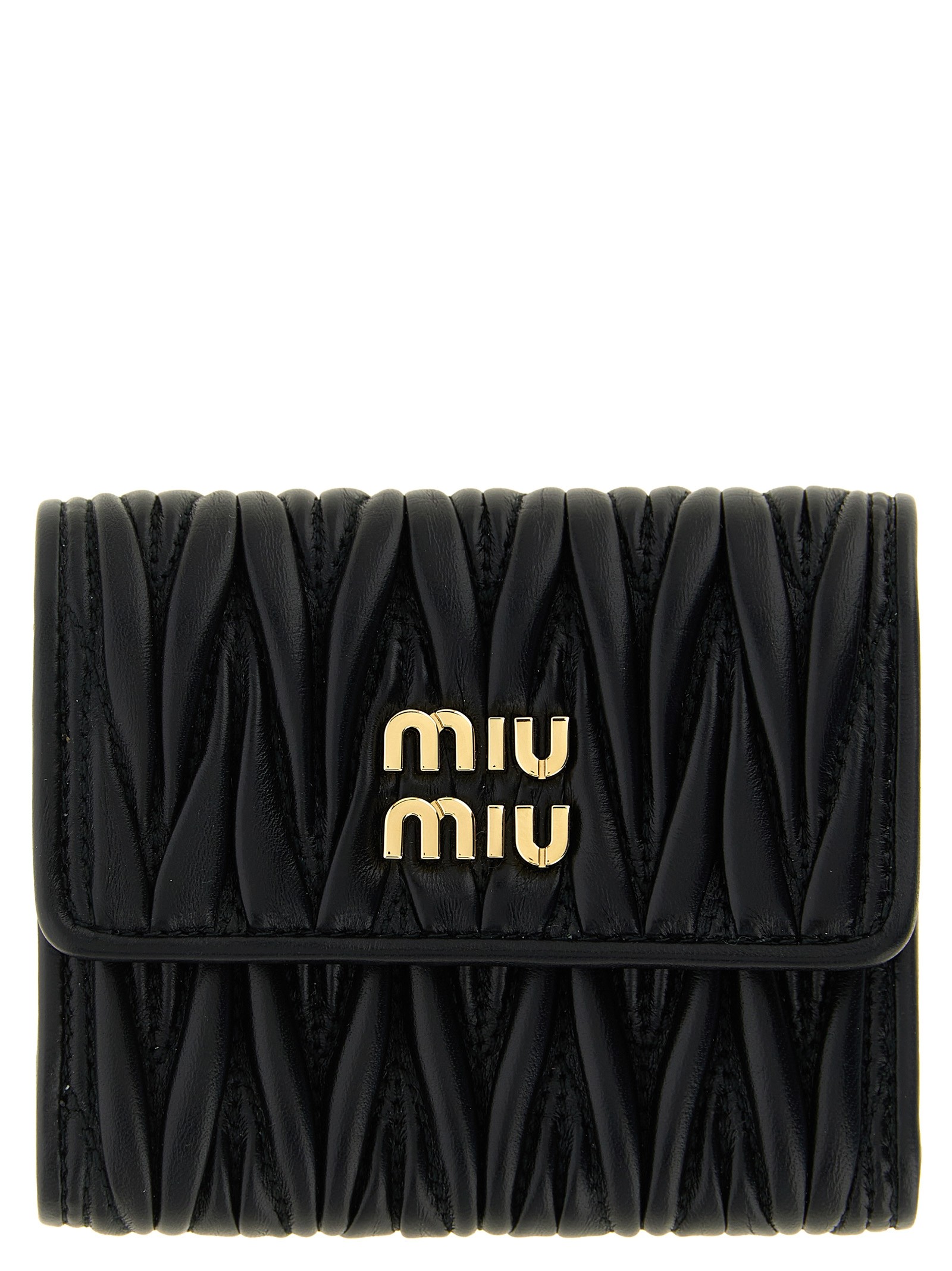 Miu Miu Small Matelassé Nappa Wallet
