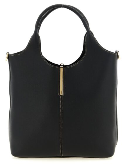 TOD'S Small Metal Plate Shopping Bag