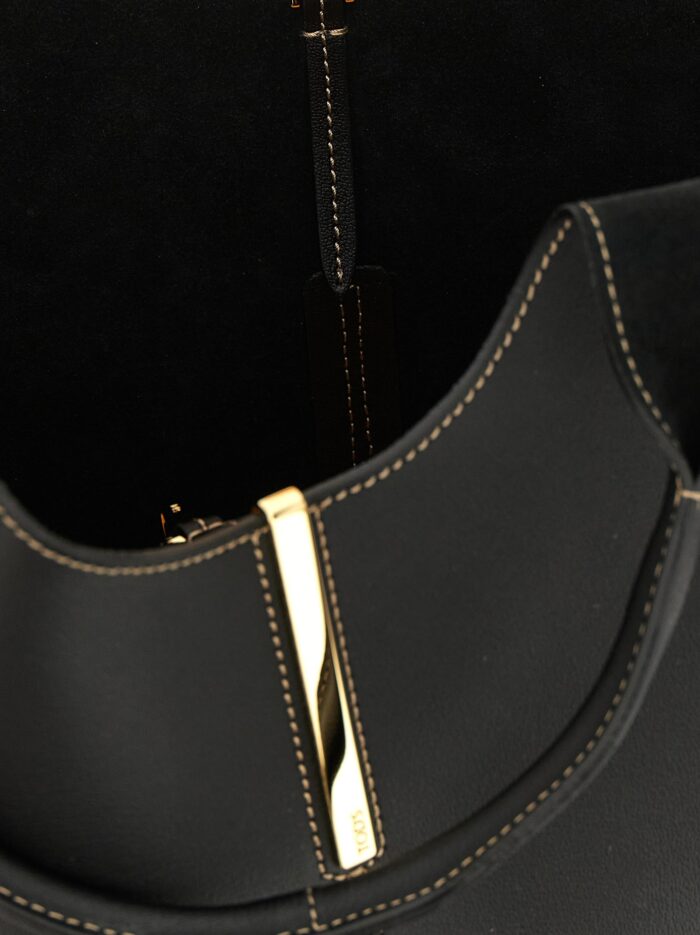 TOD'S Small Metal Plate Shopping Bag