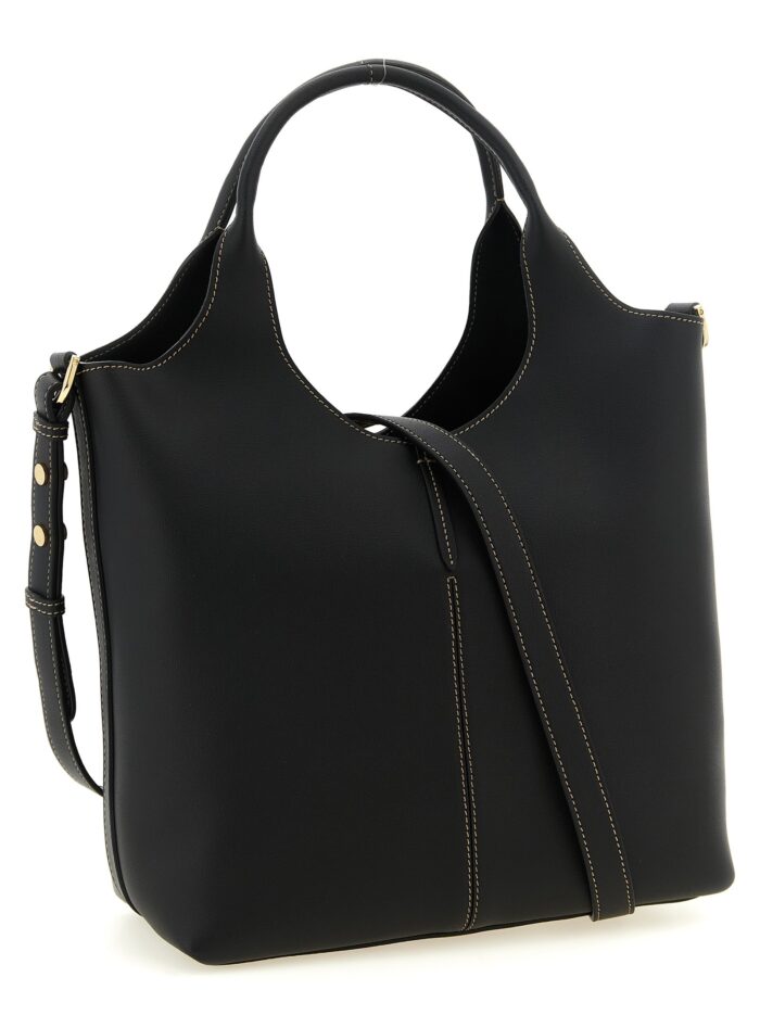 TOD'S Small Metal Plate Shopping Bag