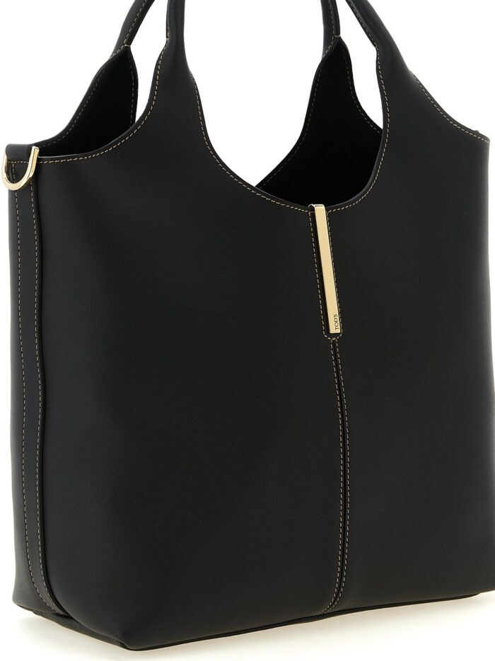 TOD'S Small Metal Plate Shopping Bag