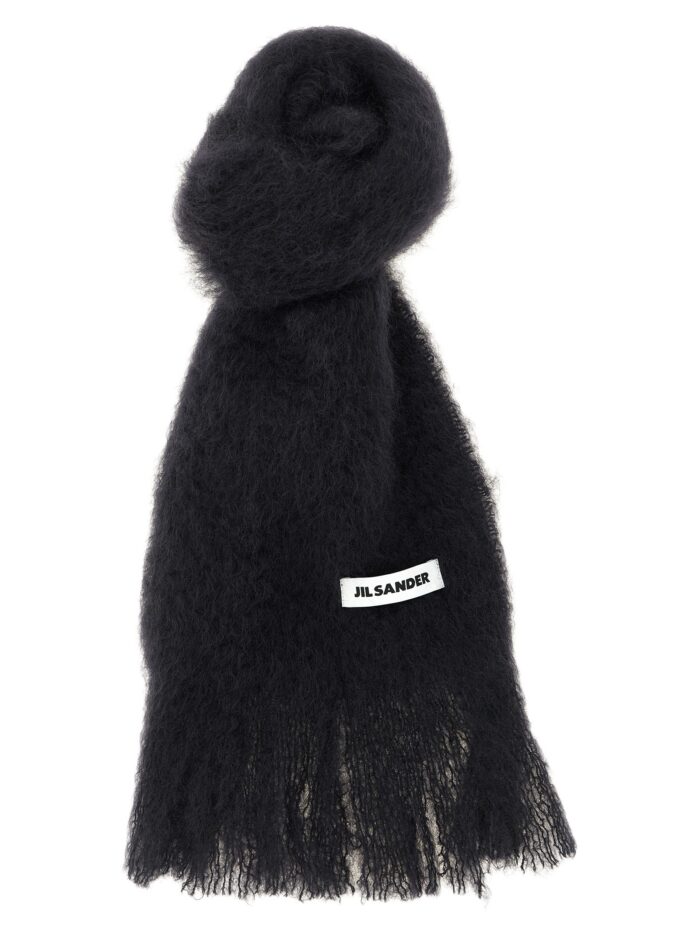 jil sander small mohair scarf JIL SANDER Small Mohair Scarf