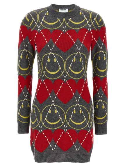 Moschino 'Smiley®' Wool Dress