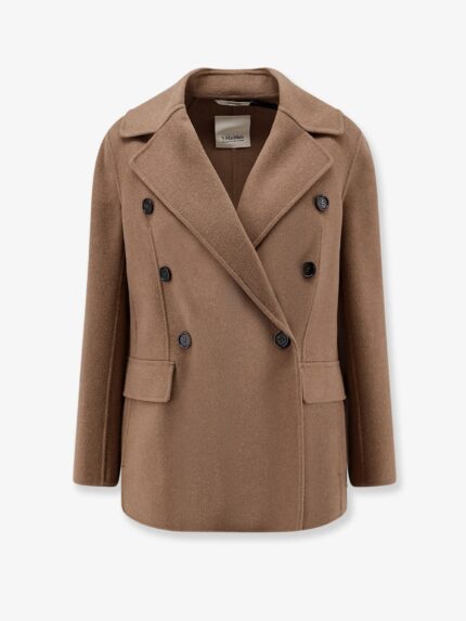 'S MAX MARA Smmrita Virgin Wool Peacoat