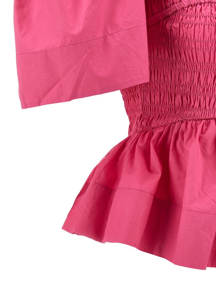 GANNI Smock Stitch Top