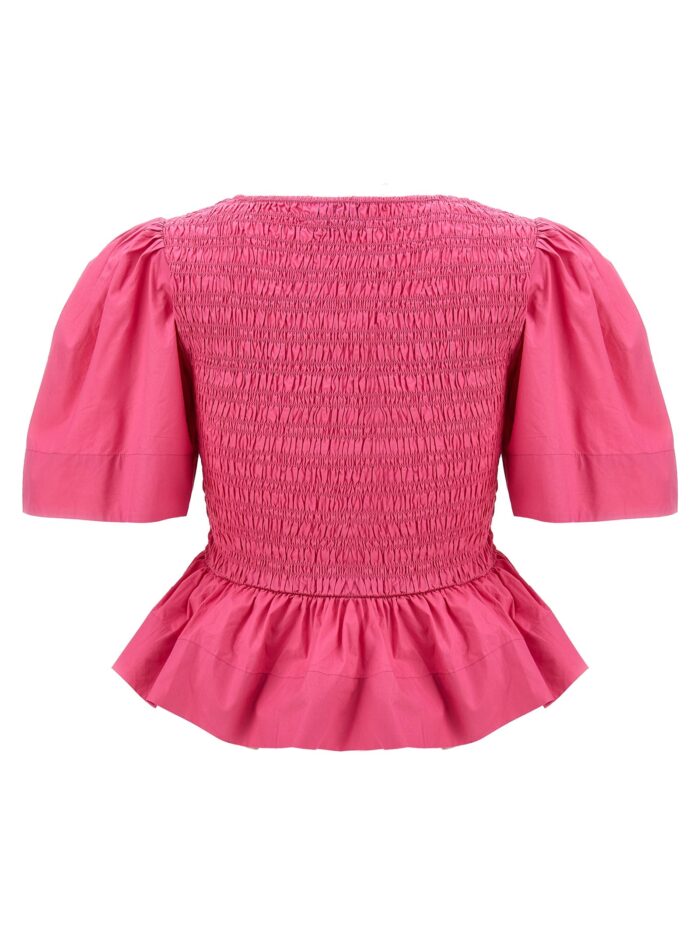 GANNI Smock Stitch Top