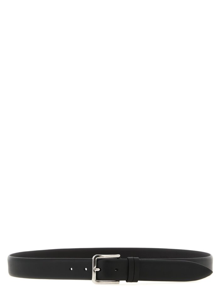 zerbini claudio smooth leather belt ZERBINI CLAUDIO Smooth Leather Belt