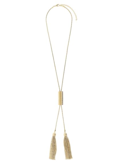 Balmain 'Snake' Necklace With Tassels