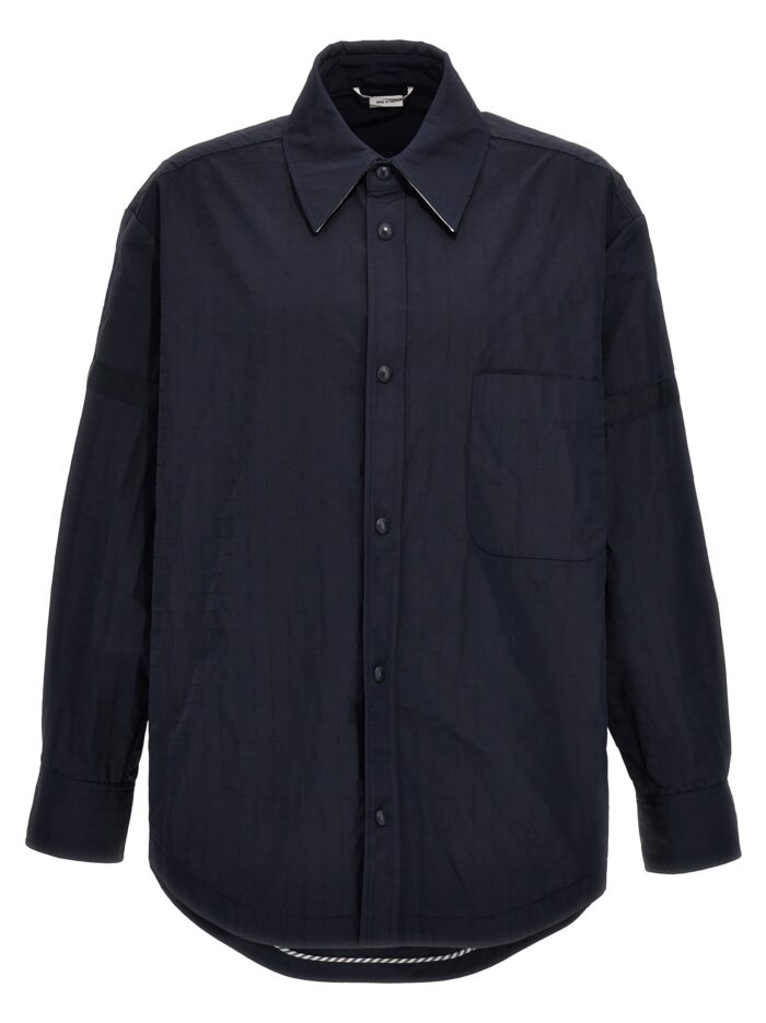 thom browne 'snap front' overshirt THOM BROWNE 'Snap Front' Overshirt