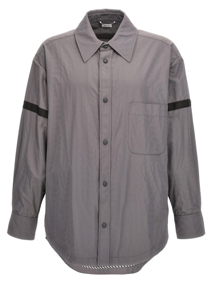 thom browne 'snap front' overshirt THOM BROWNE 'Snap Front' Overshirt