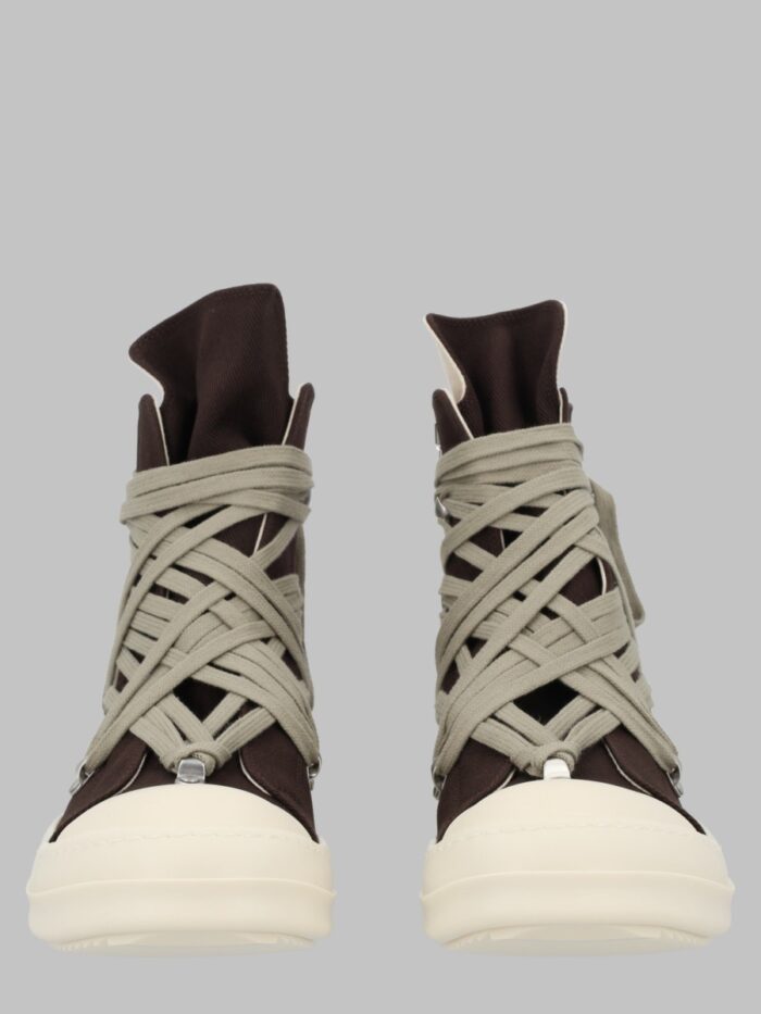 rick owens drkshdw sneaker in denim "megalace" RICK OWENS DRKSHDW SNEAKER IN DENIM "MEGALACE"