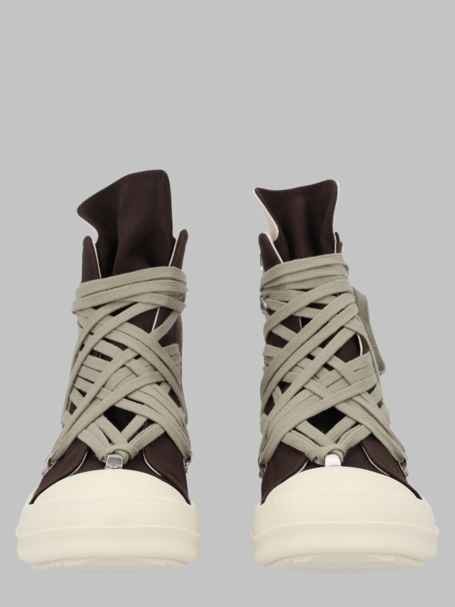 RICK OWENS DRKSHDW SNEAKER IN DENIM "MEGALACE"