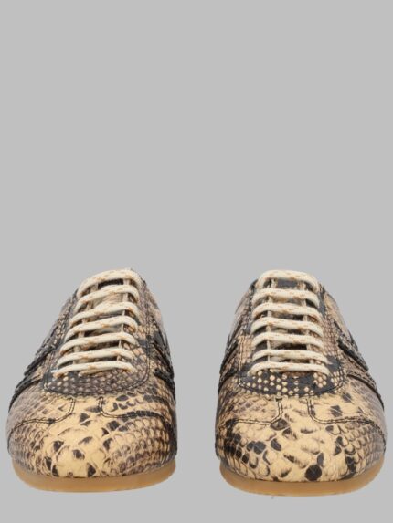 Dries Van Noten Sneaker In Pelle Effetto Pitone