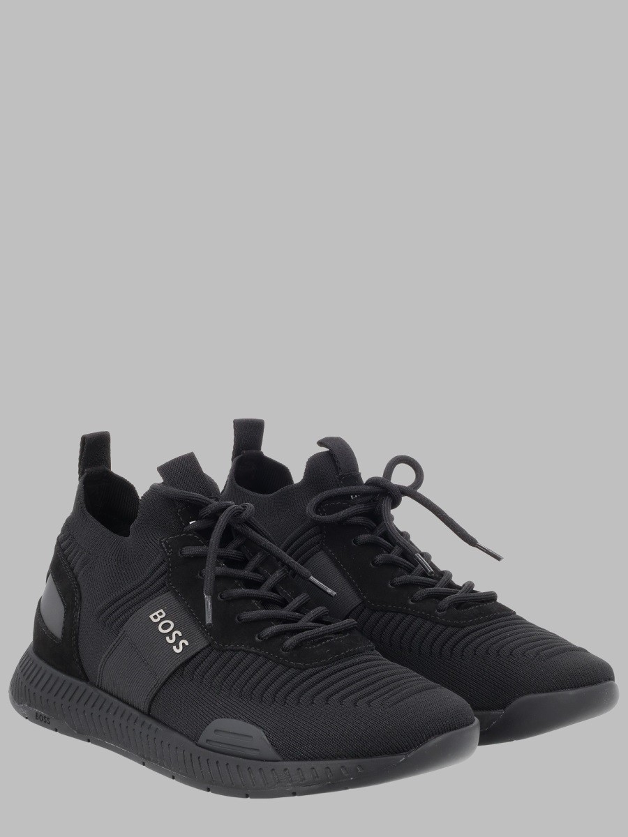 Boss Sneaker "Titanium Runn" Con Logo