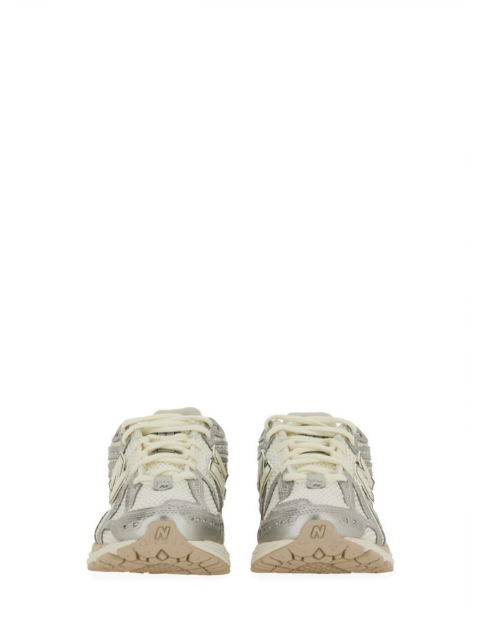 New Balance Mesh And Leather Sneakers