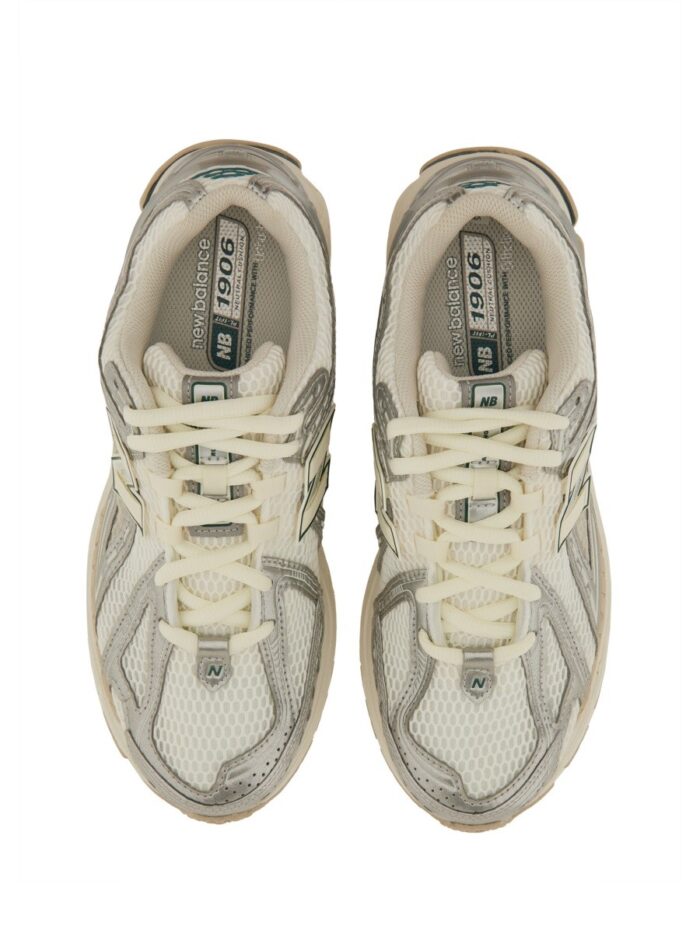 New Balance Mesh And Leather Sneakers