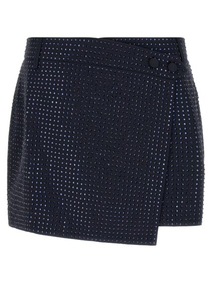 Pinko 'Soave' Skirt With Rhinestones