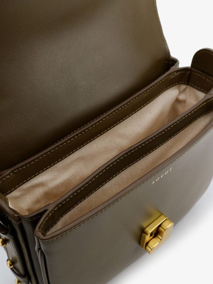 SOEUR Bellissima Mini Leather Crossbody Bag