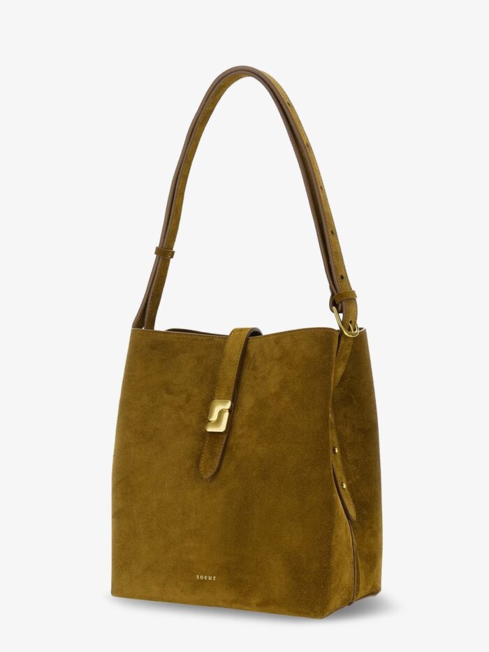 SOEUR Bello Suede Shoulder Bag