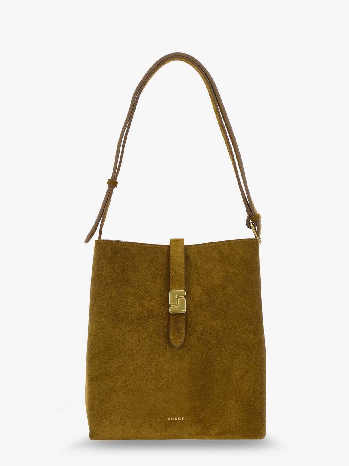 SOEUR Bello Suede Shoulder Bag