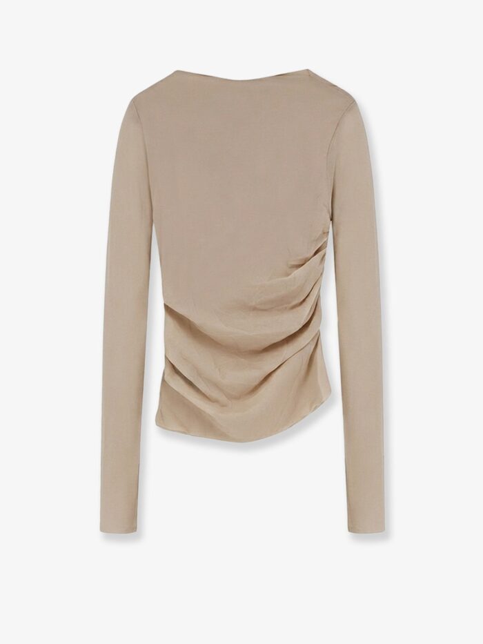 SOEUR Gaia Extra-fine Cotton Crêpe Top