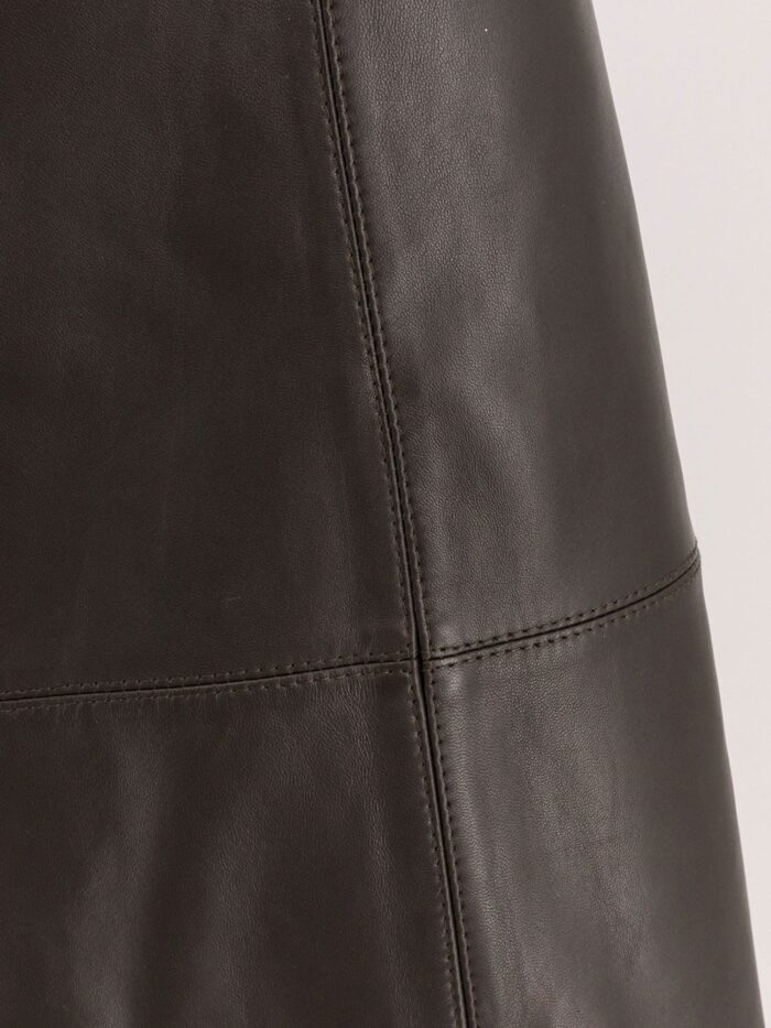 SOEUR Gwen Leather Skirt