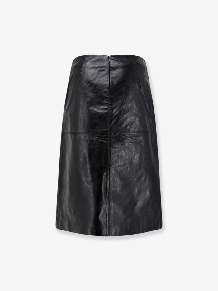 SOEUR Gwen Leather Skirt