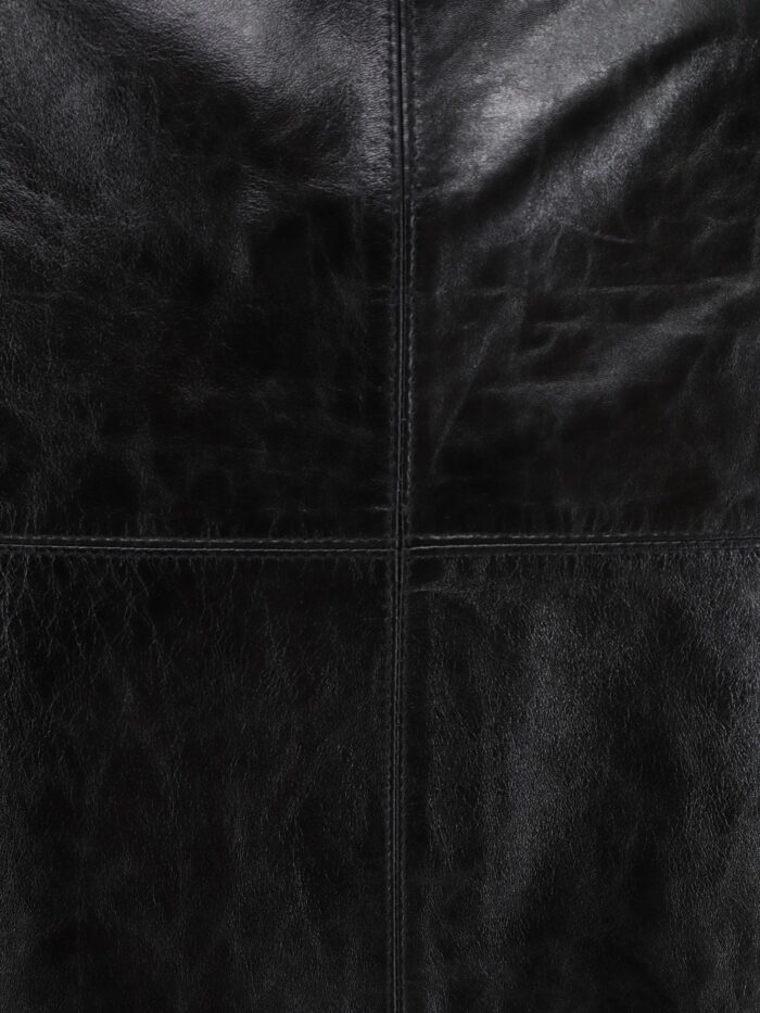 SOEUR Gwen Leather Skirt