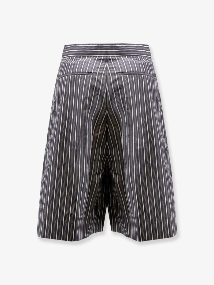 SOEUR Henna Striped Cotton Bermuda Shorts