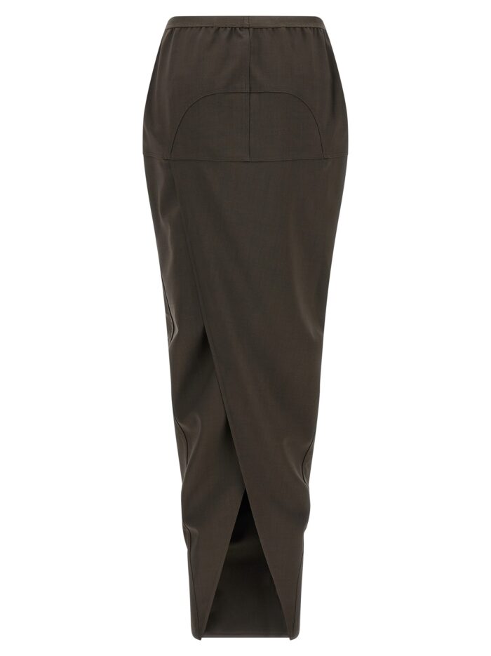 RICK OWENS 'Soft Pillar Long' Skirt