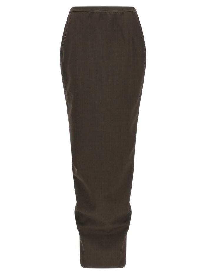 rick owens 'soft pillar long' skirt RICK OWENS 'Soft Pillar Long' Skirt