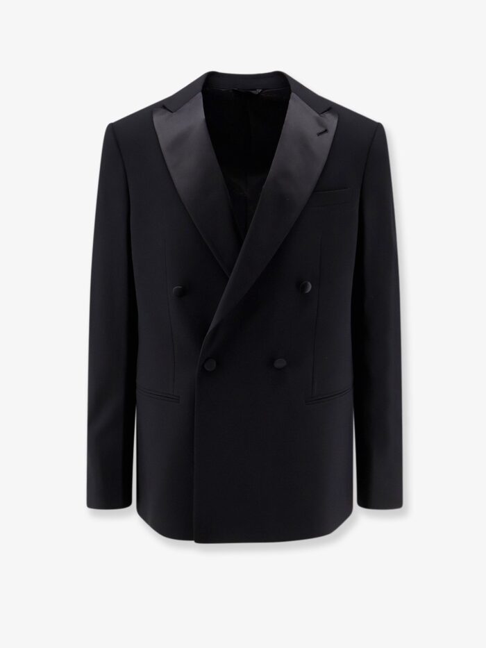 Giorgio Armani Soho Virgin Wool Tuxedo Blazer