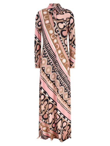 EMILIO PUCCI 'Soleil' Print Chemisier Dress