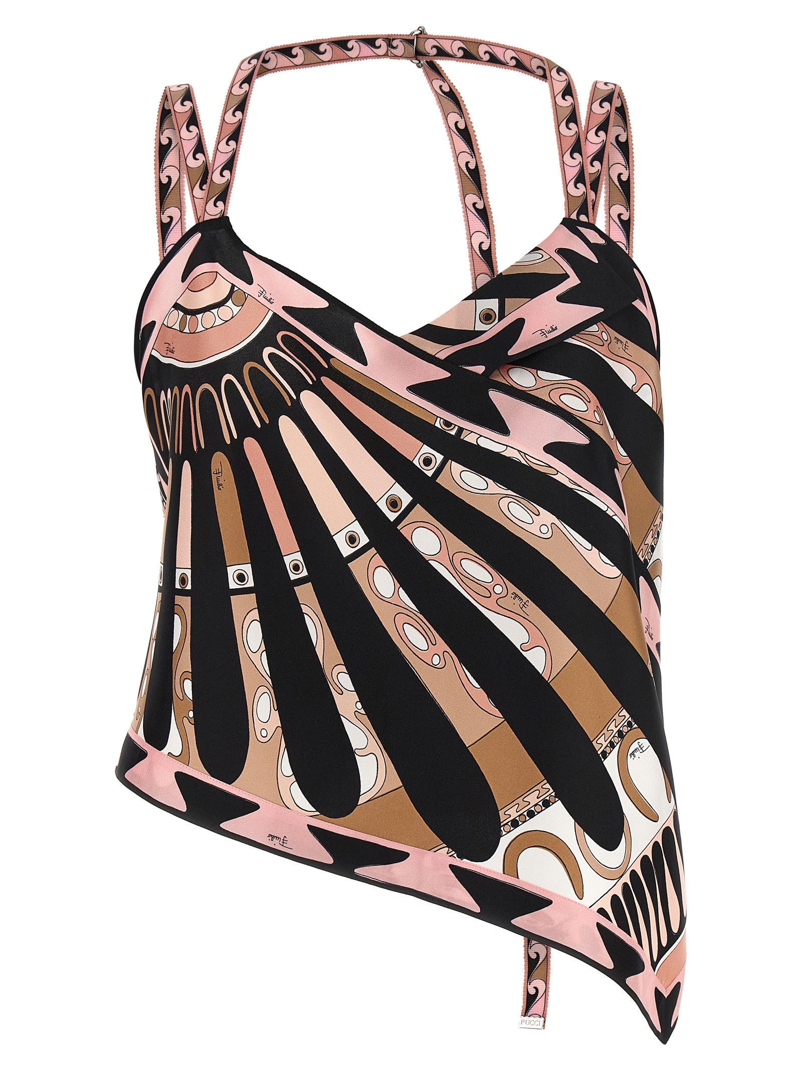 EMILIO PUCCI 'Soleil' Scarf Top