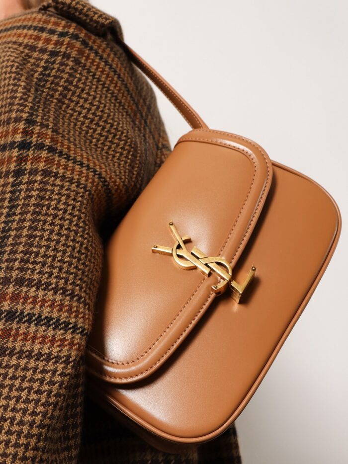 Saint Laurent Solferino Leather Shoulder Bag
