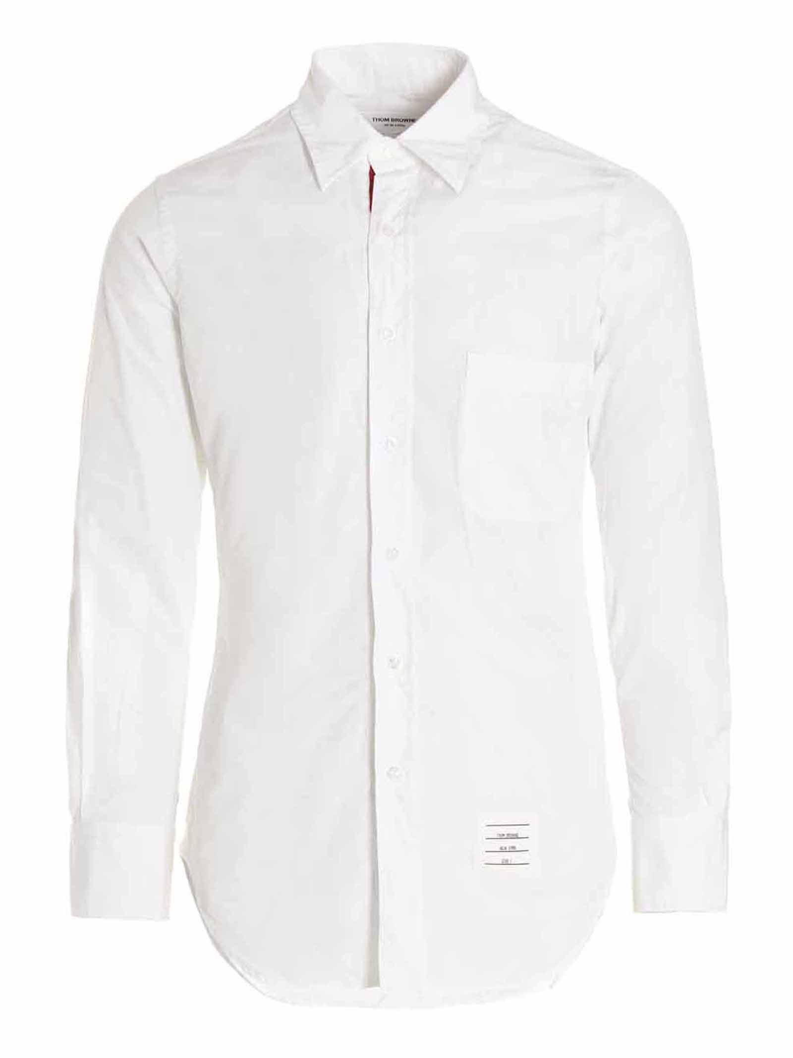 THOM BROWNE Solid Poplin Shirt