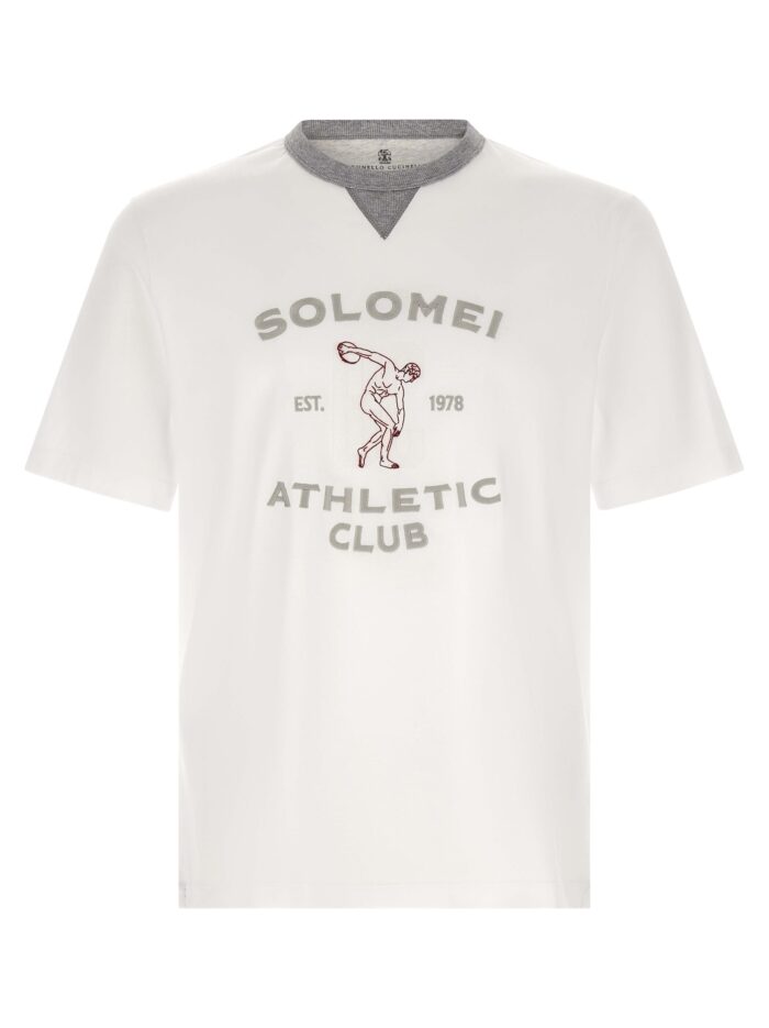 brunello cucinelli 'solomei athletic club' t shirt Brunello Cucinelli 'Solomei Athletic Club' T-shirt
