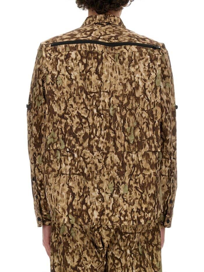 SOUTH2 WEST8 CAMOUFLAGE PRINT JACKET