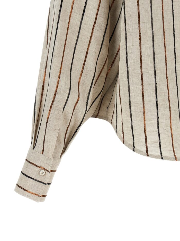 Brunello Cucinelli 'Sparkling Stripes' Shirt