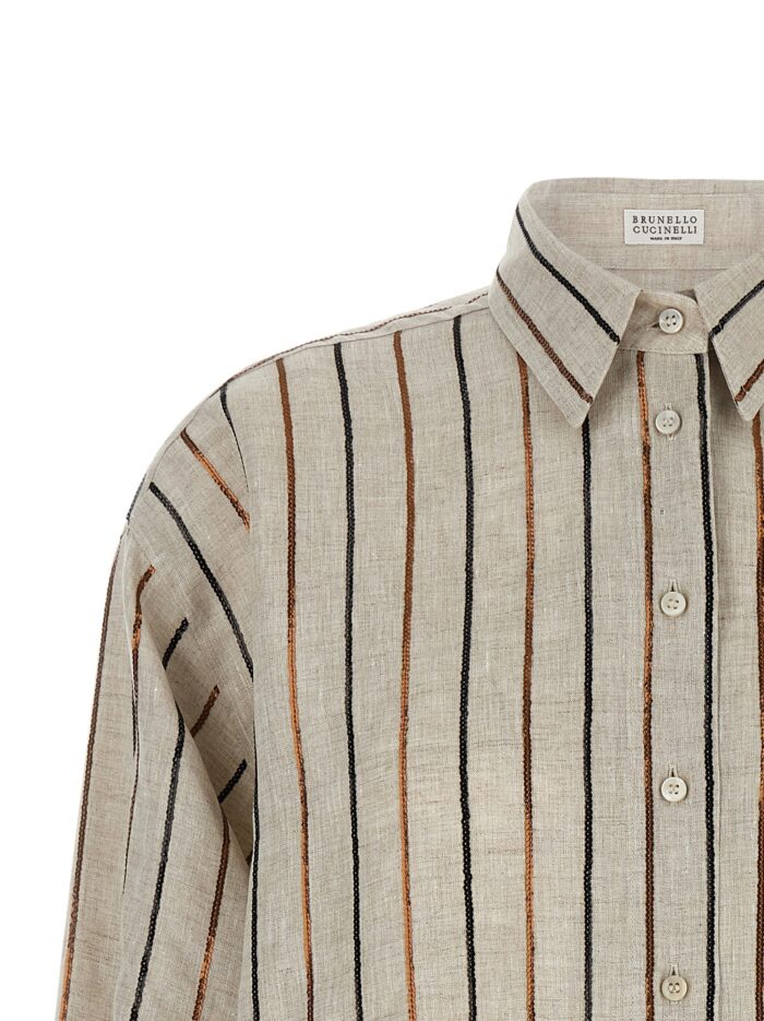 Brunello Cucinelli 'Sparkling Stripes' Shirt