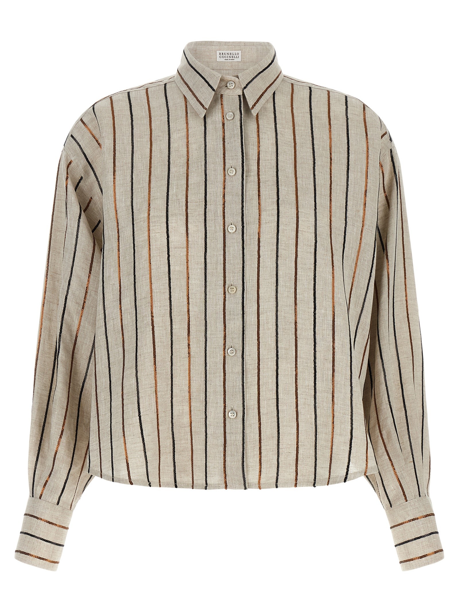Brunello Cucinelli 'Sparkling Stripes' Shirt