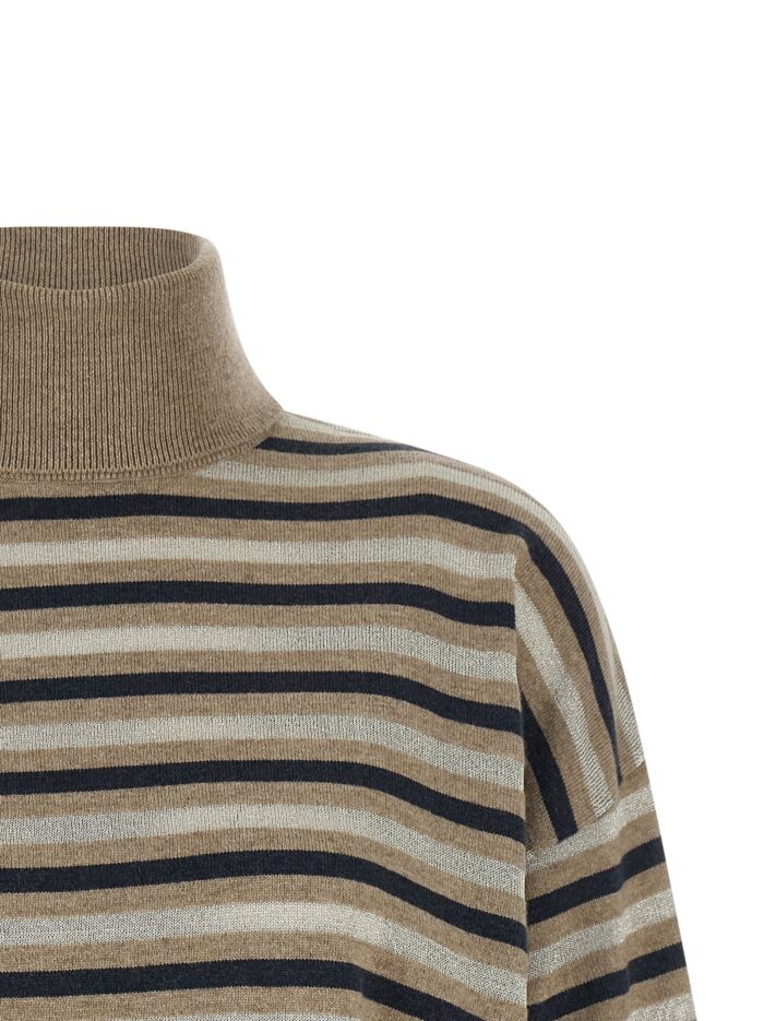 Brunello Cucinelli 'Sparkling Stripes' Sweater