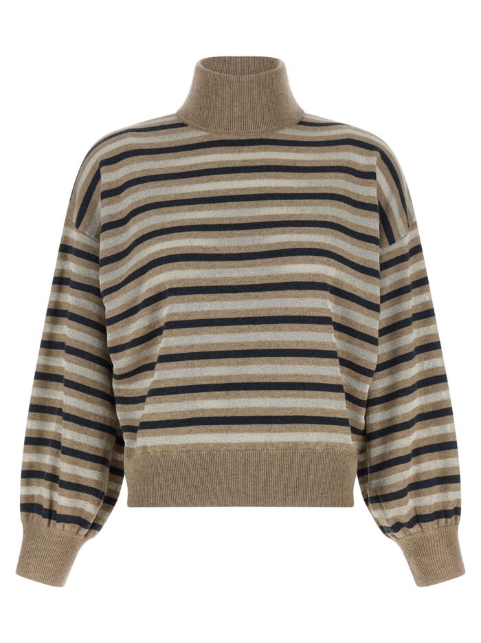 brunello cucinelli 'sparkling stripes' sweater Brunello Cucinelli 'Sparkling Stripes' Sweater