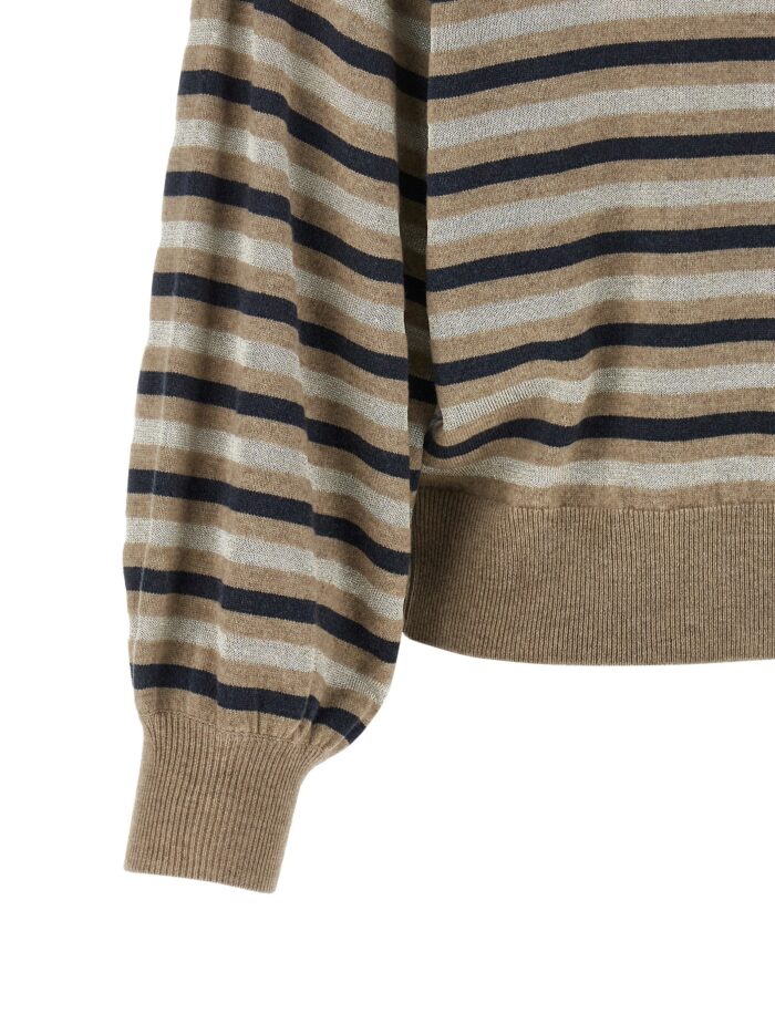 Brunello Cucinelli 'Sparkling Stripes' Sweater