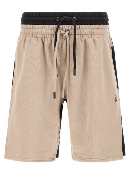 Off-white 'Spices Arrow Overlap Skate' Bermuda Shorts