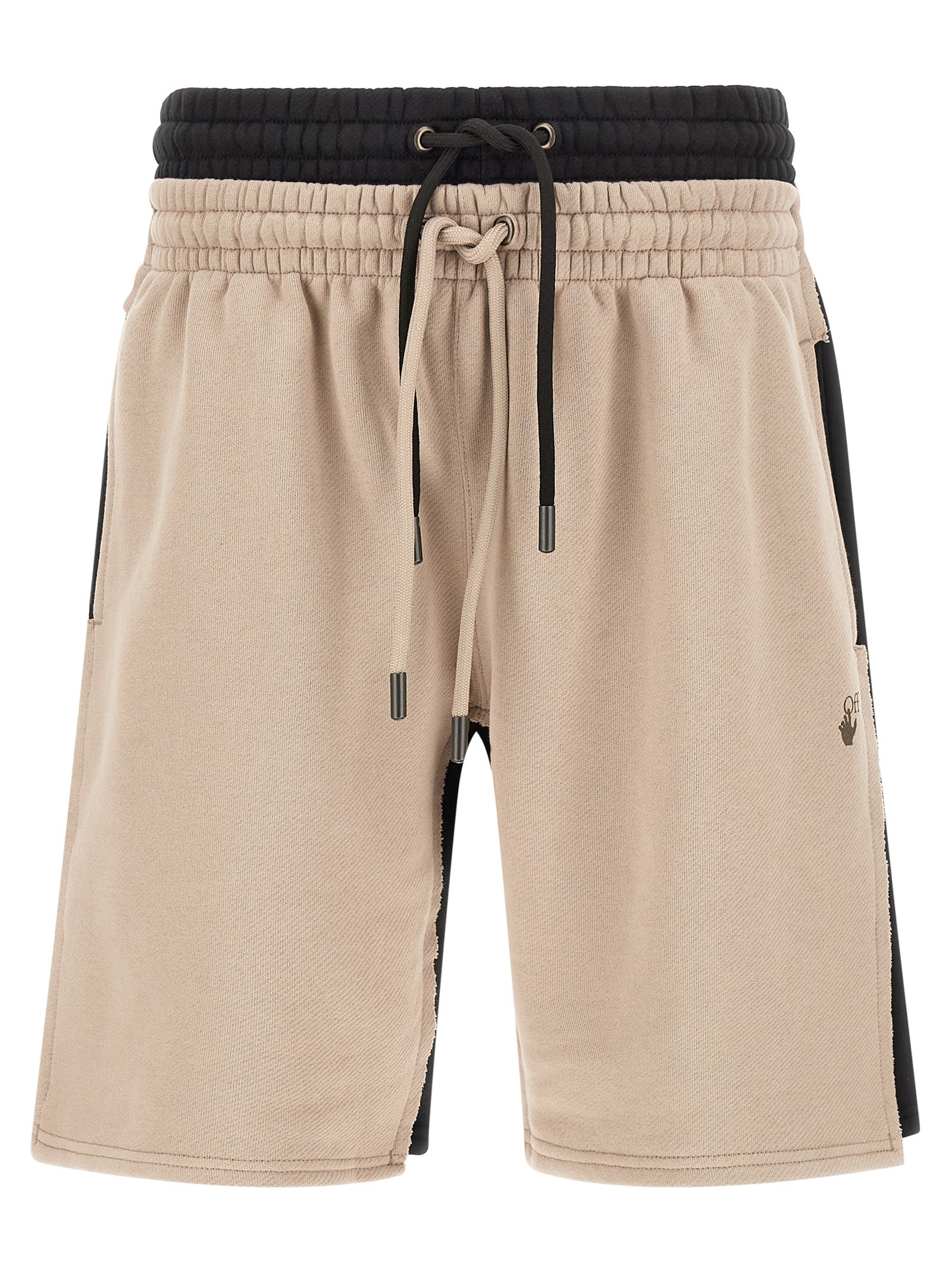 Off-white 'Spices Arrow Overlap Skate' Bermuda Shorts