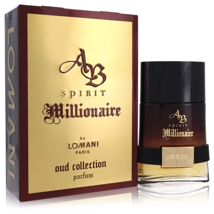 Spirit Millionaire Oud Collection By Lomani - Eau De Parfum Spray 3.3 Oz