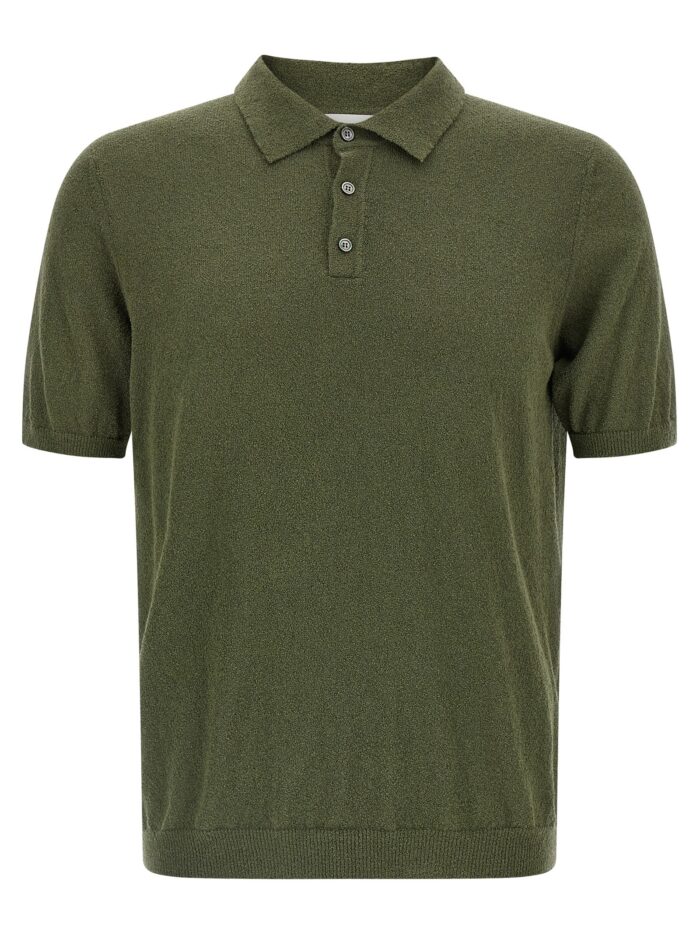 roberto collina spongy effect polo shirt ROBERTO COLLINA Spongy Effect Polo Shirt